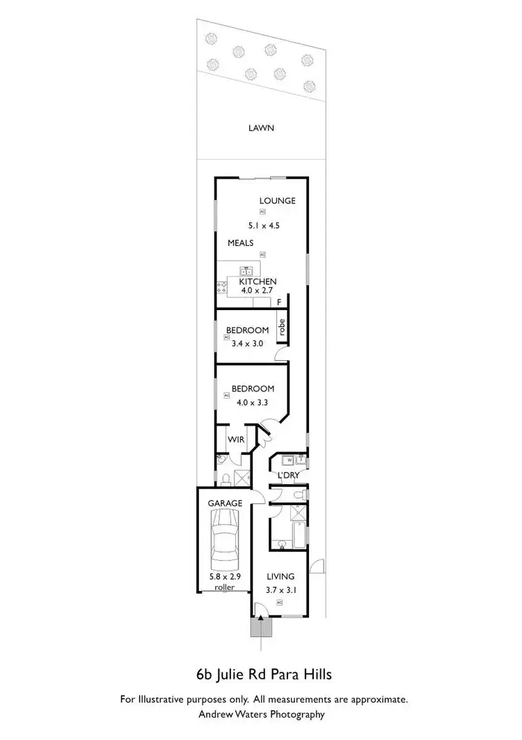 Floorplan of Homely house listing, 6c Julie Road, Para Hills SA 5096