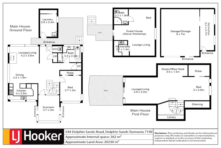 Floorplan of Homely house listing, 544 Dolphin Sands Road, Dolphin Sands TAS 7190