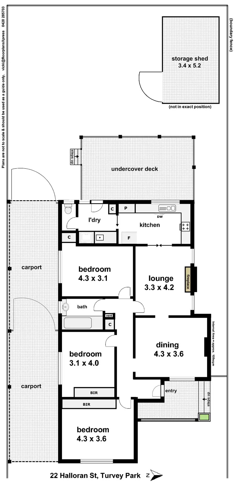 Floorplan of Homely house listing, 22 Halloran Street, Turvey Park NSW 2650