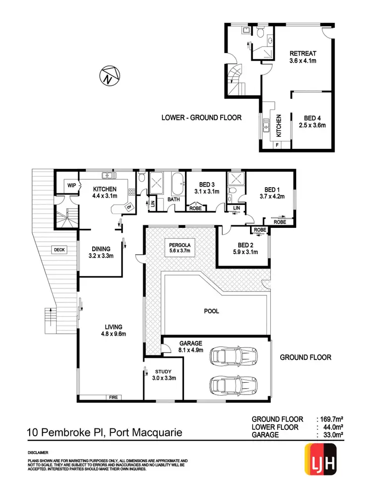 Floorplan of Homely house listing, 10 Pembroke Place, Port Macquarie NSW 2444
