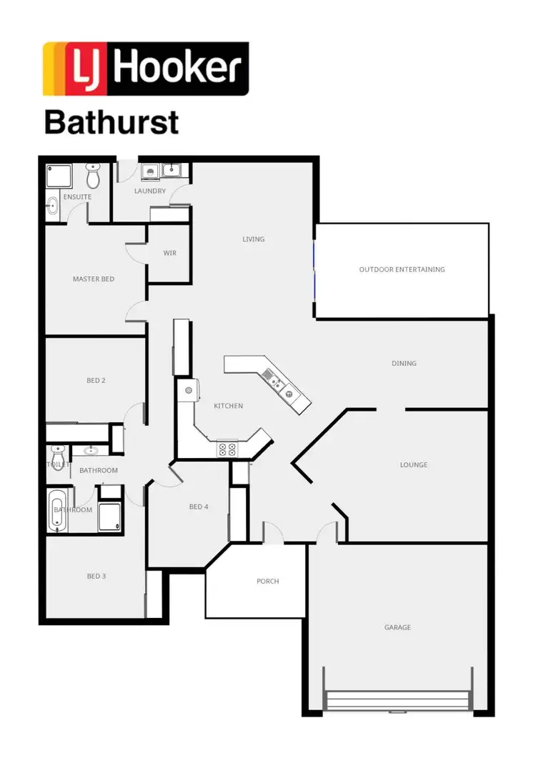 Floorplan of Homely house listing, 8 Joubert Drive, Llanarth NSW 2795