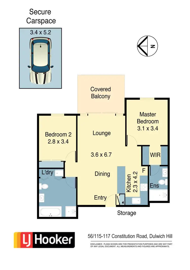 Floorplan of Homely apartment listing, 56/115-117 Constitution Road, Dulwich Hill NSW 2203