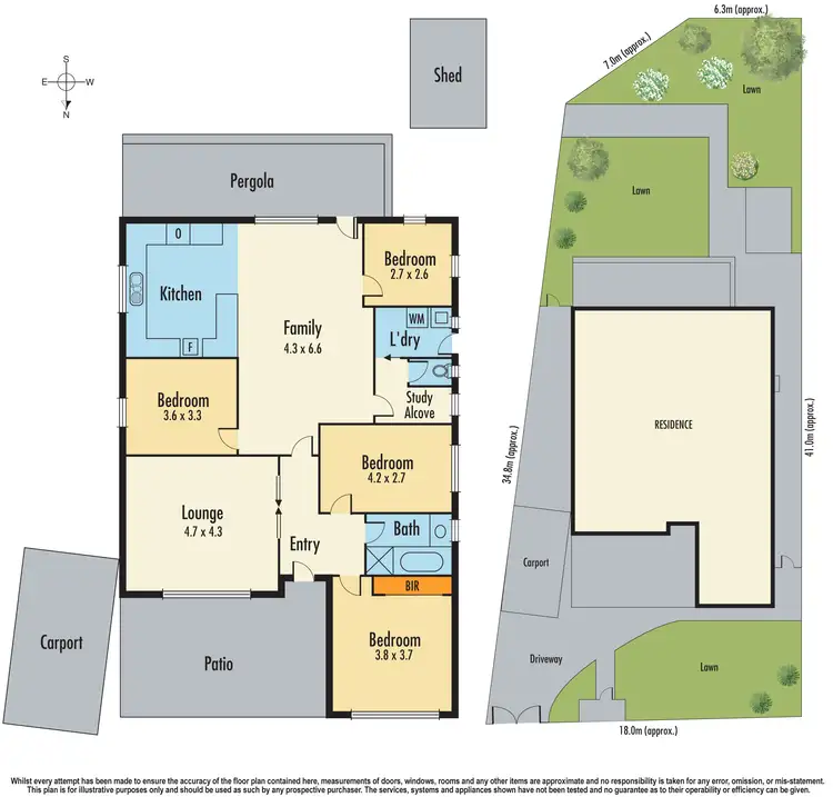 Floorplan of Homely house listing, 10 Carlton Road, Dandenong North VIC 3175