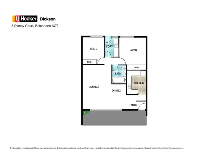 Floorplan of Homely house listing, 8 Disney Court, Belconnen ACT 2617