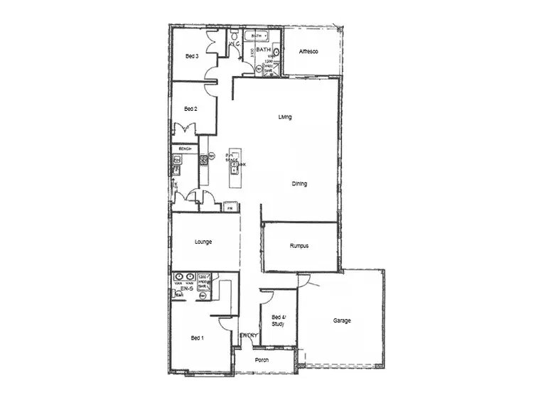 Floorplan of Homely house listing, 32 Marlin Crescent, Point Cook VIC 3030
