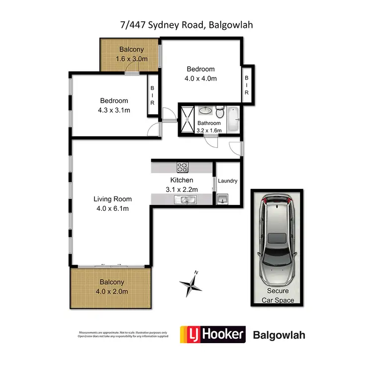 Floorplan of Homely apartment listing, 7/447 Sydney Road, Balgowlah NSW 2093