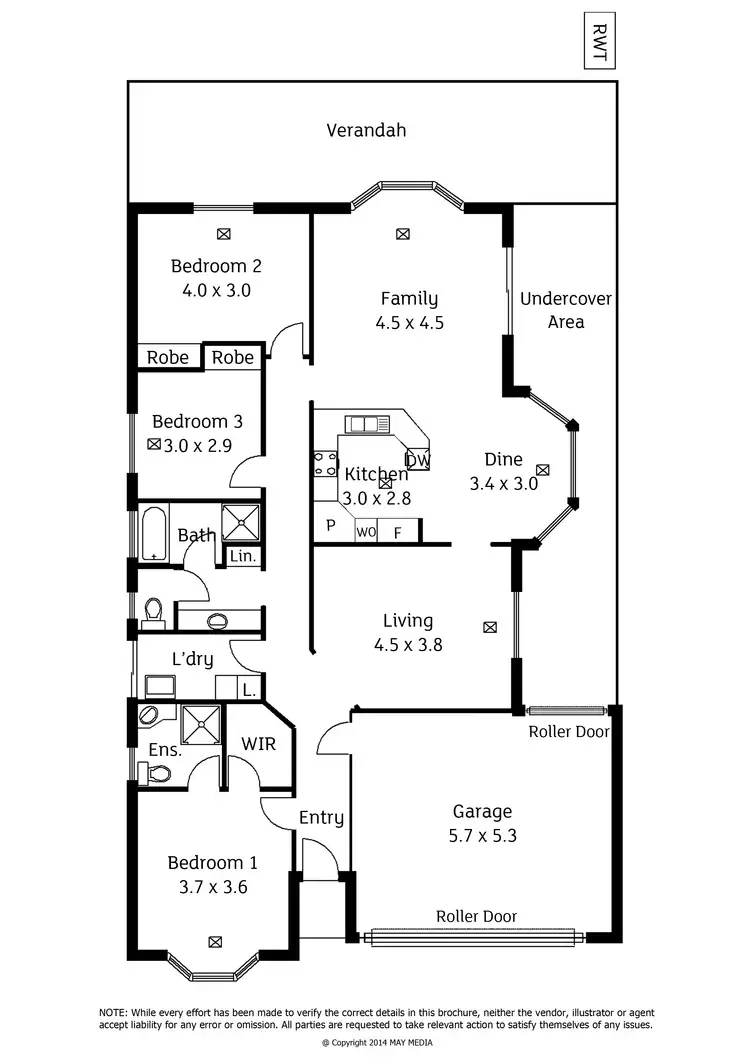 Floorplan of Homely house listing, 5 Nairn Street, Ferryden Park SA 5010