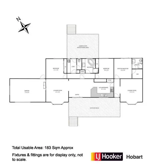 Floorplan of Homely house listing, 64 Bangor Road, Opossum Bay TAS 7023