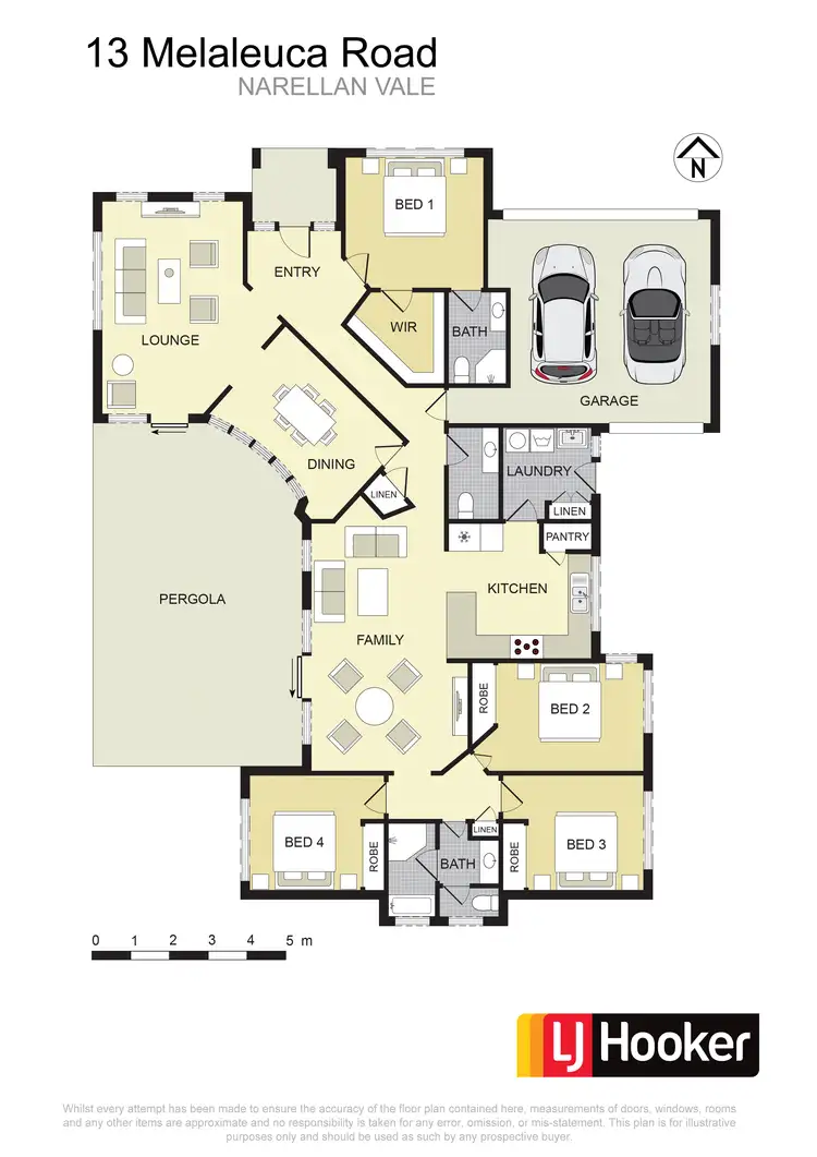 Floorplan of Homely house listing, 13 Melaleuca Road, Narellan Vale NSW 2567