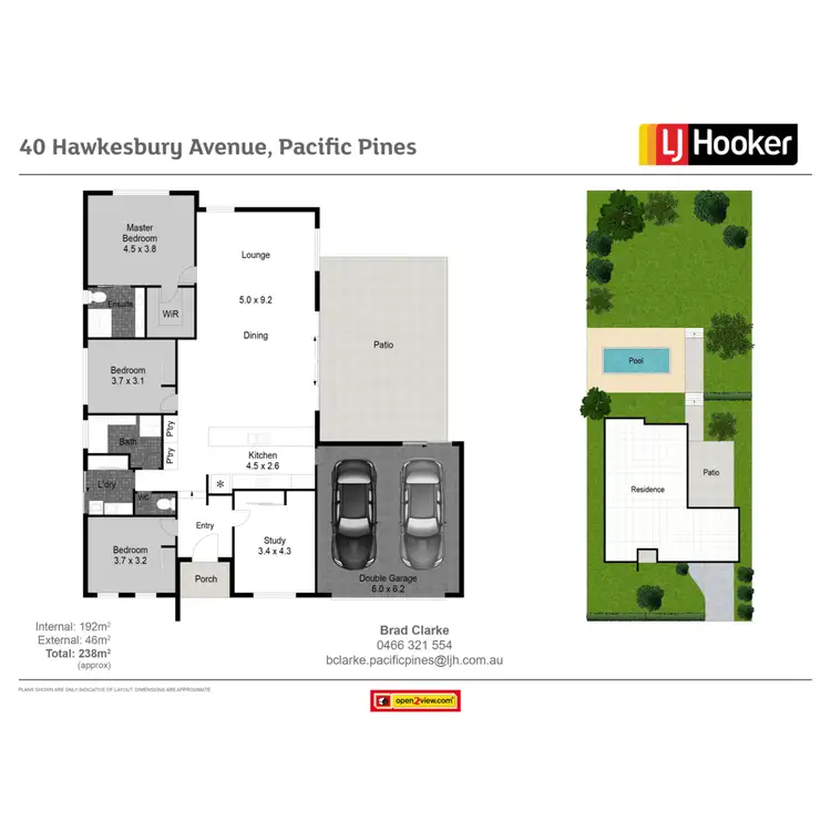 Floorplan of Homely house listing, 40 Hawkesbury Avenue, Pacific Pines QLD 4211