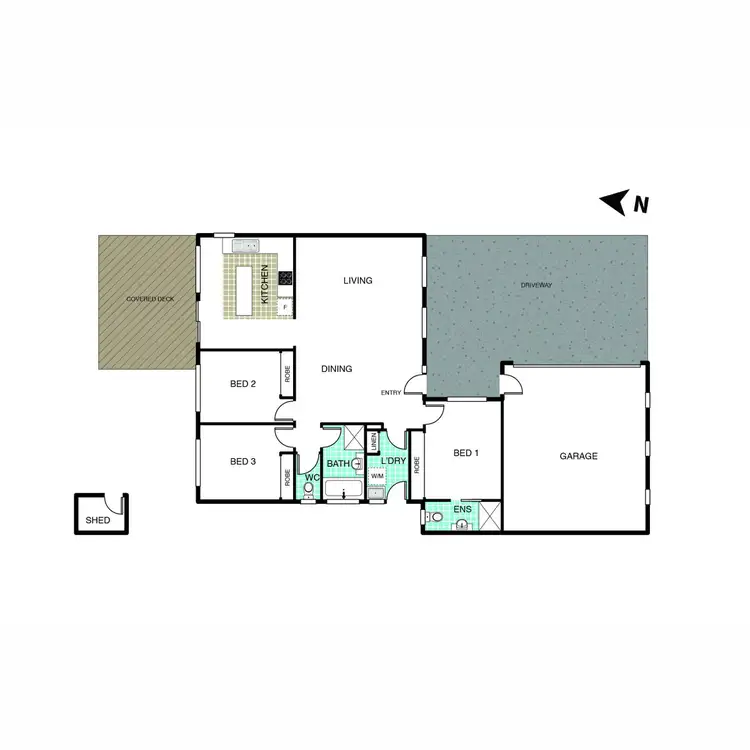Floorplan of Homely house listing, 10 Burrai Place, Ngunnawal ACT 2913