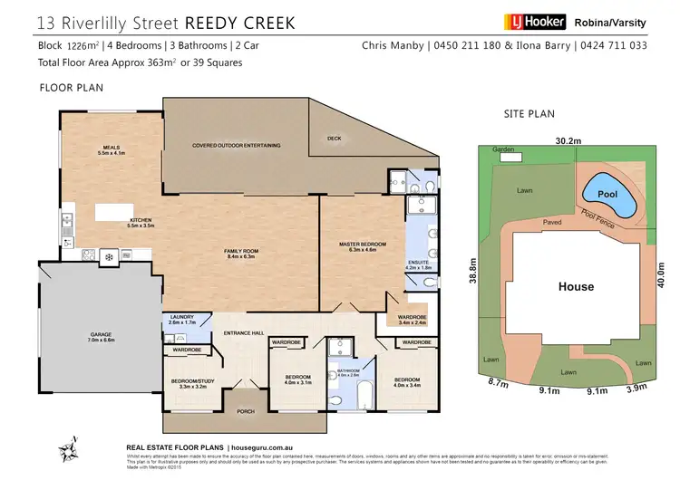 Floorplan of Homely house listing, 13 Riverlilly Street, Reedy Creek QLD 4227