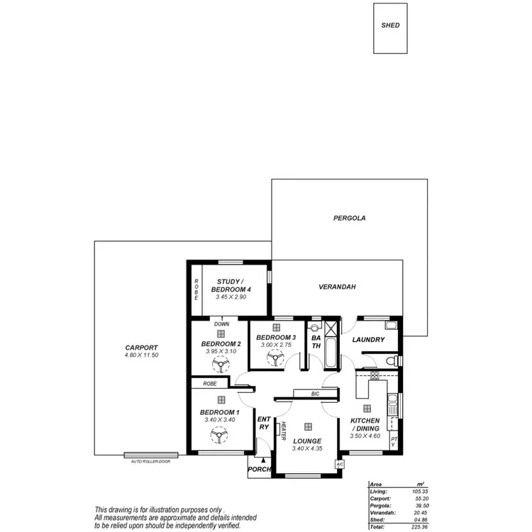 Floorplan of Homely house listing, 9 Kennett Street, Para Hills SA 5096