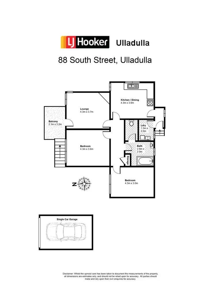 Floorplan of Homely house listing, 88 South Street, Ulladulla NSW 2539