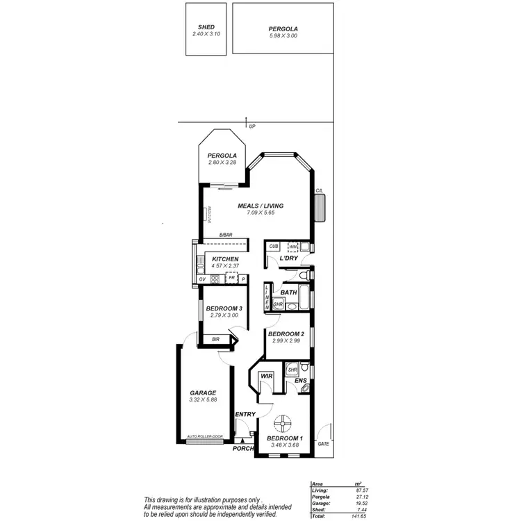 Floorplan of Homely house listing, 35 RM Williams Drive, Walkley Heights SA 5098