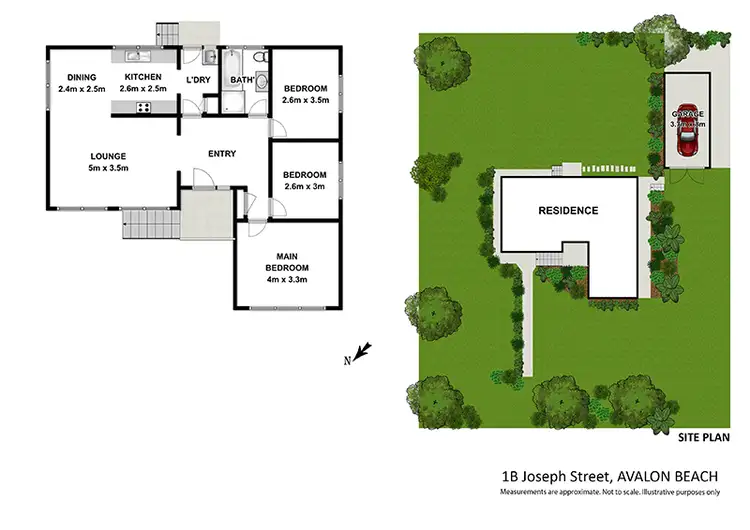 Floorplan of Homely house listing, 1b Joseph Street, Avalon Beach NSW 2107