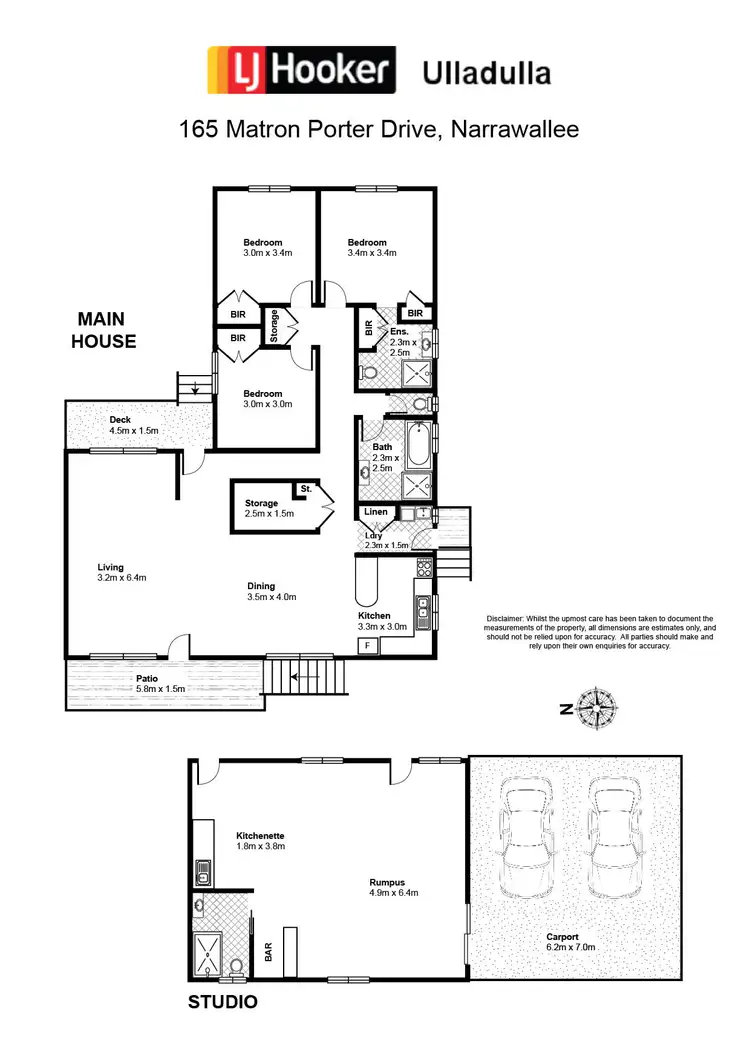 Floorplan of Homely house listing, 165 Matron Porter Drive, Narrawallee NSW 2539