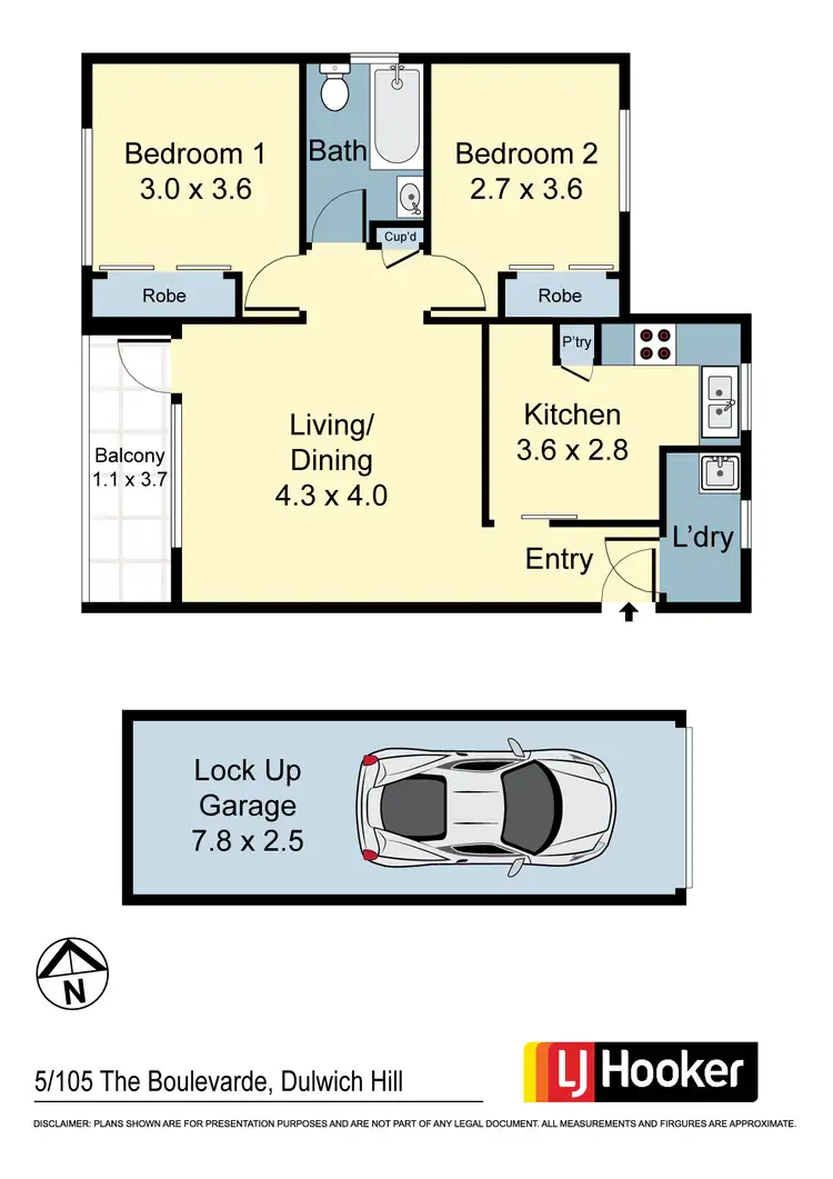 Floorplan of Homely apartment listing, 5/105 The Boulevarde, Dulwich Hill NSW 2203