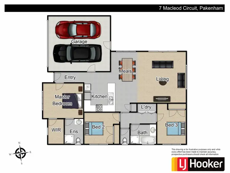 Floorplan of Homely house listing, 7 Macleod Circuit, Pakenham VIC 3810