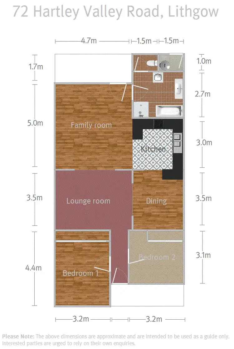 Floorplan of Homely house listing, 72 Hartley Valley Road, Lithgow NSW 2790