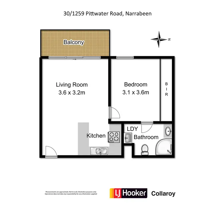 Floorplan of Homely unit listing, 30/1259 Pittwater Road, Narrabeen NSW 2101