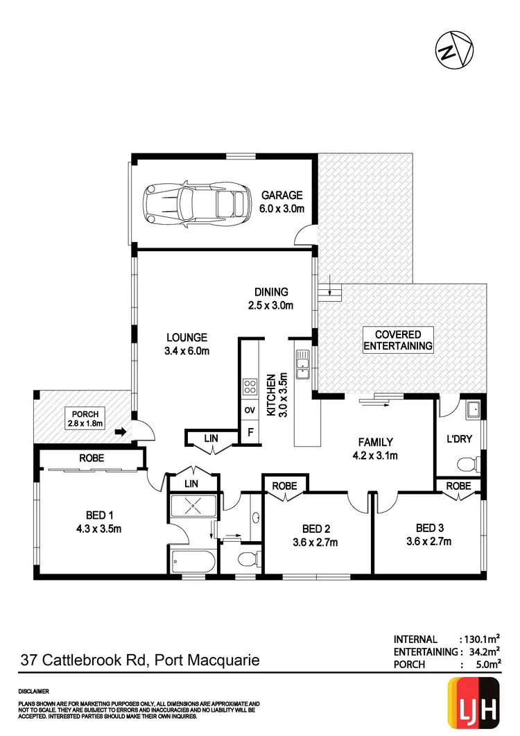 Floorplan of Homely house listing, 37 Cattle Brook Road, Port Macquarie NSW 2444