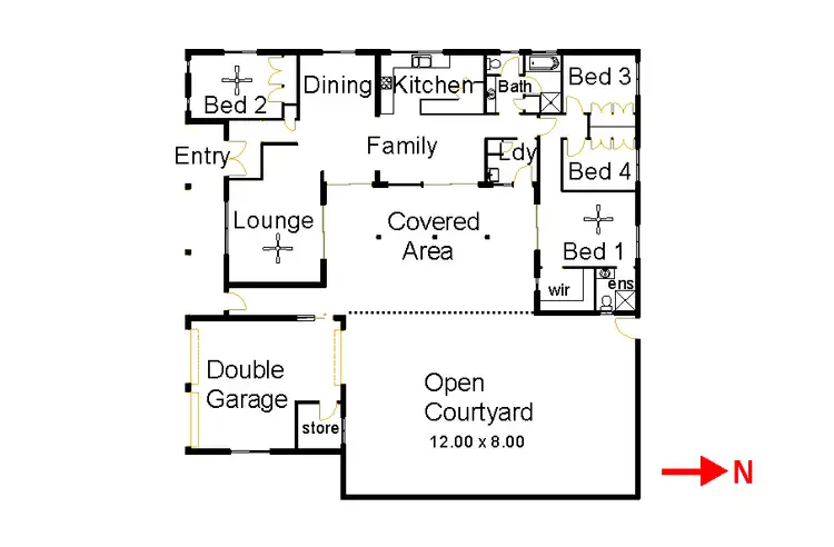 Floorplan of Homely house listing, 23 Gum Tree Drive, Goonellabah NSW 2480