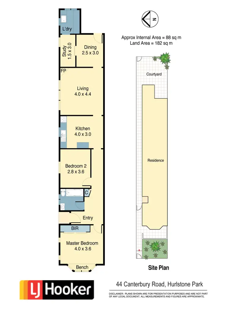 Floorplan of Homely house listing, 44 Canterbury Road, Hurlstone Park NSW 2193