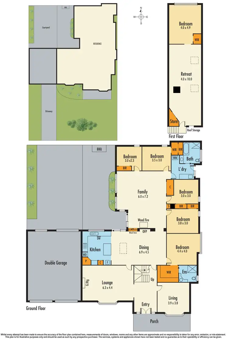 Floorplan of Homely house listing, 122-124 Kennington Park Drive, Endeavour Hills VIC 3802
