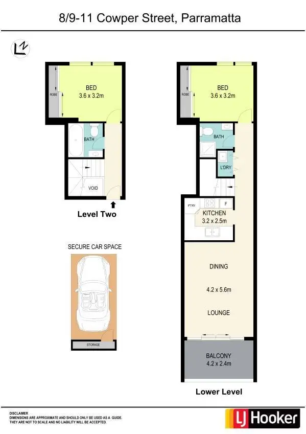Floorplan of Homely apartment listing, 8/9-11 Cowper Street, Parramatta NSW 2150