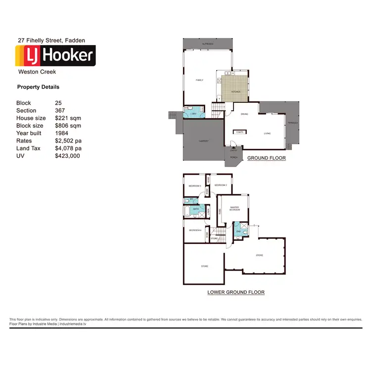 Floorplan of Homely house listing, 27 Fihelly Street, Fadden ACT 2904
