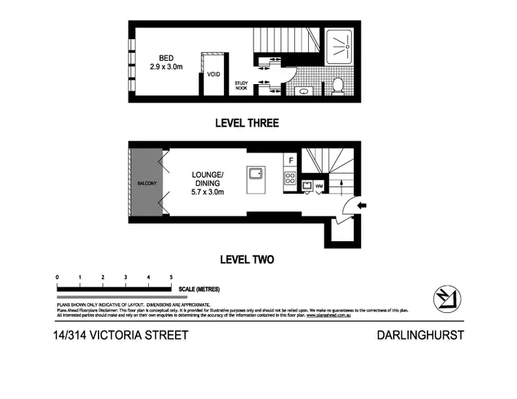 Floorplan of Homely apartment listing, 14/314-318 Victoria Street, Darlinghurst NSW 2010