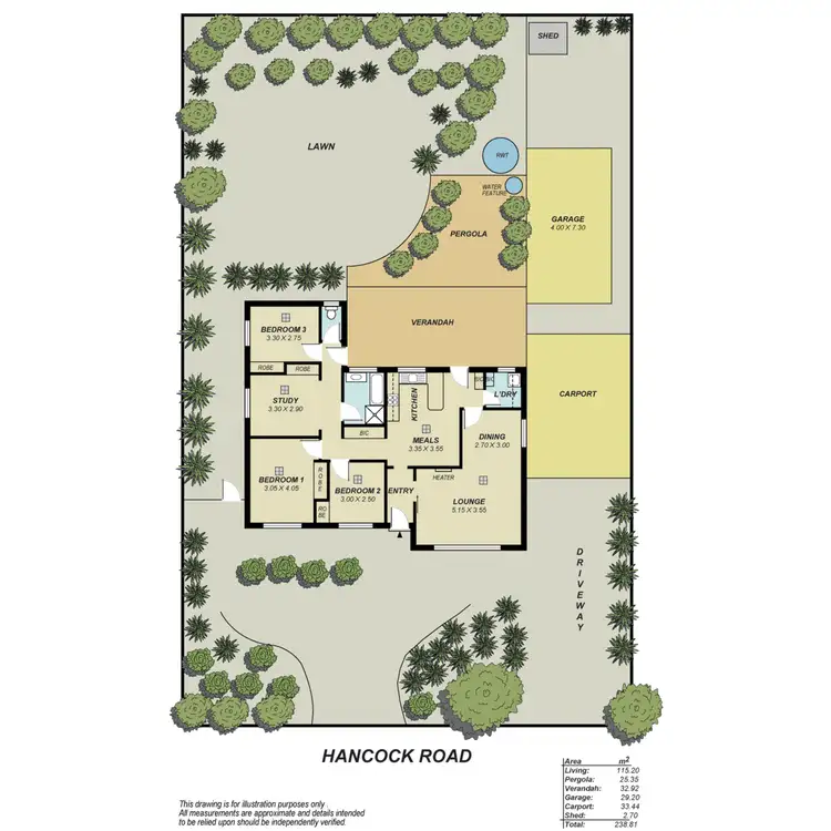 Floorplan of Homely house listing, 384 Hancock Road, Surrey Downs SA 5126