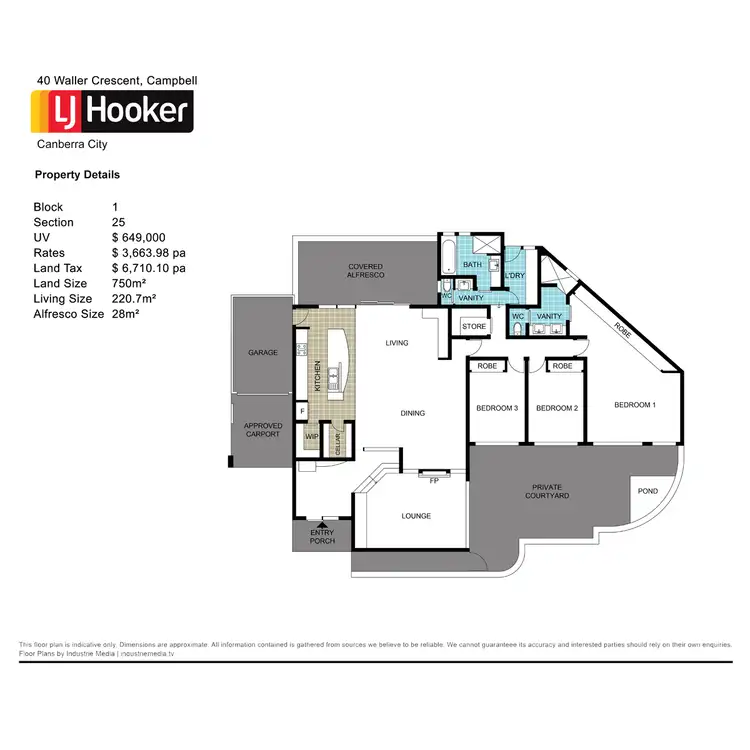 Floorplan of Homely house listing, 40 Waller Crescent, Campbell ACT 2612