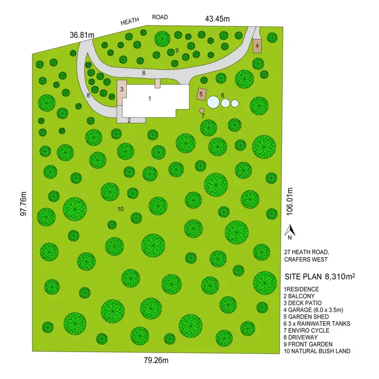 Floorplan of Homely house listing, 27 Heath Road, Crafers West SA 5152