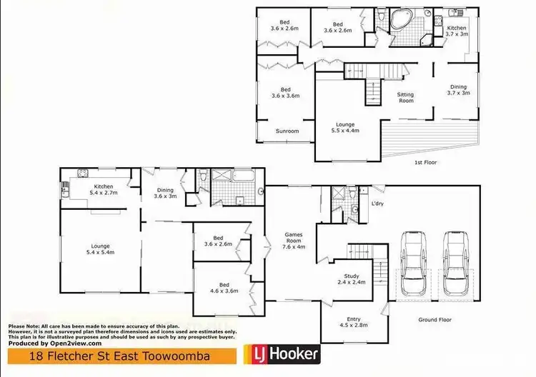 Floorplan of Homely house listing, 18 Fletcher Street, East Toowoomba QLD 4350