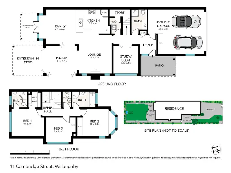 Floorplan of Homely house listing, 41 Cambridge Street, Willoughby NSW 2068