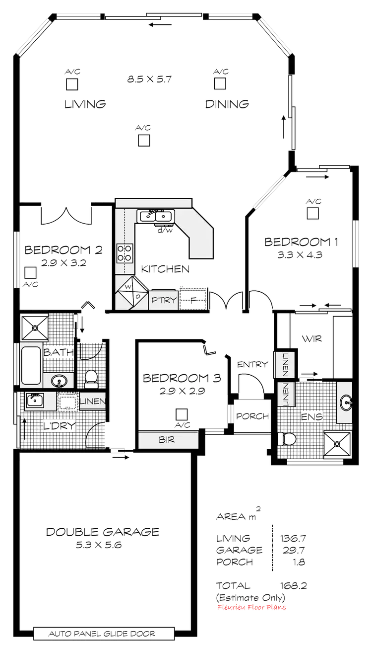 Floorplan of Homely house listing, 52 Coromandel Drive, Mccracken SA 5211