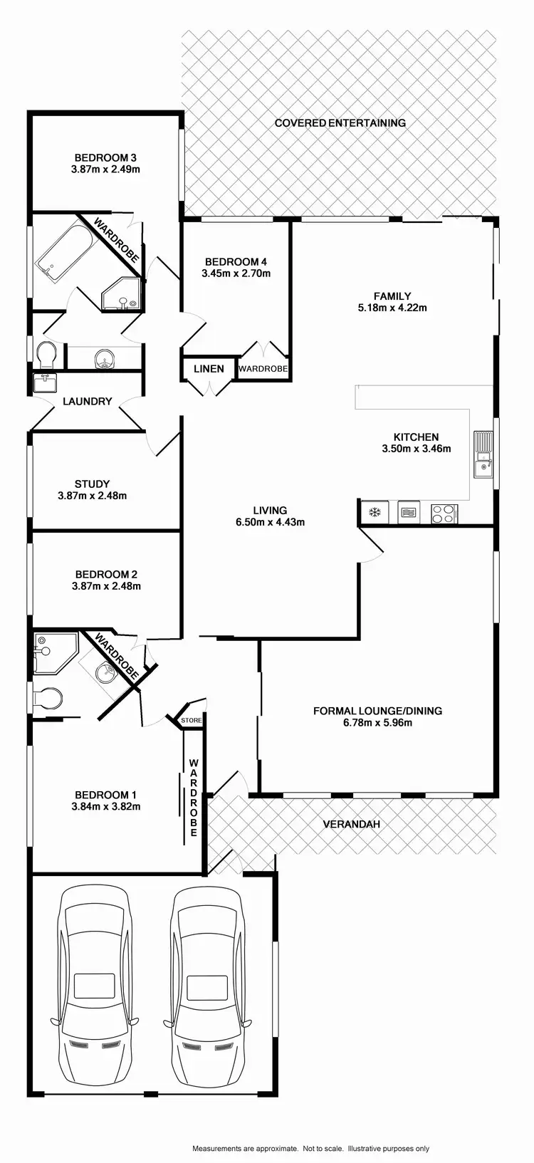 Floorplan of Homely house listing, 24 Cashmere Drive, Elderslie NSW 2570