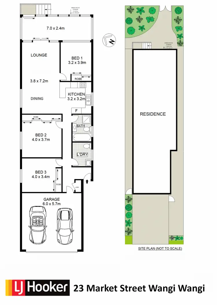 Floorplan of Homely house listing, 23 Market Street, Wangi Wangi NSW 2267