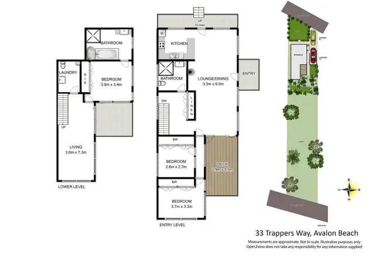 Floorplan of Homely house listing, 33 Trappers Way, Avalon Beach NSW 2107