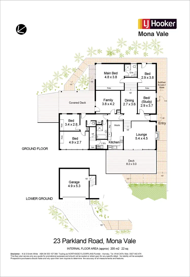 Floorplan of Homely house listing, 23 Parkland Road, Mona Vale NSW 2103