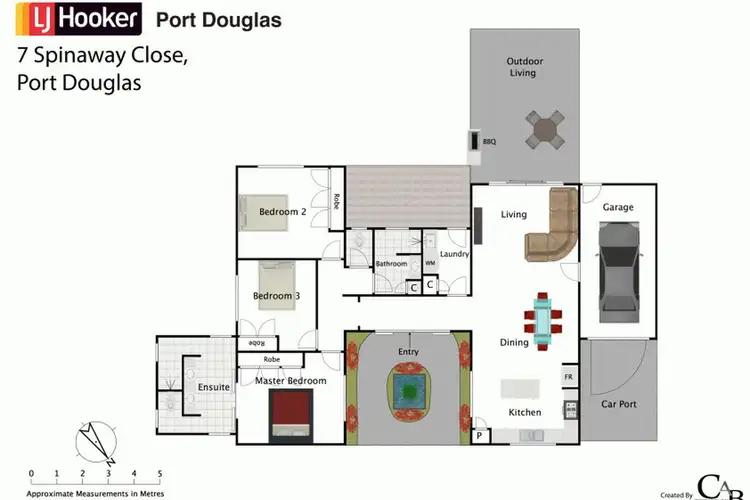 Floorplan of Homely house listing, 7 Spinnaway Close, Port Douglas QLD 4877