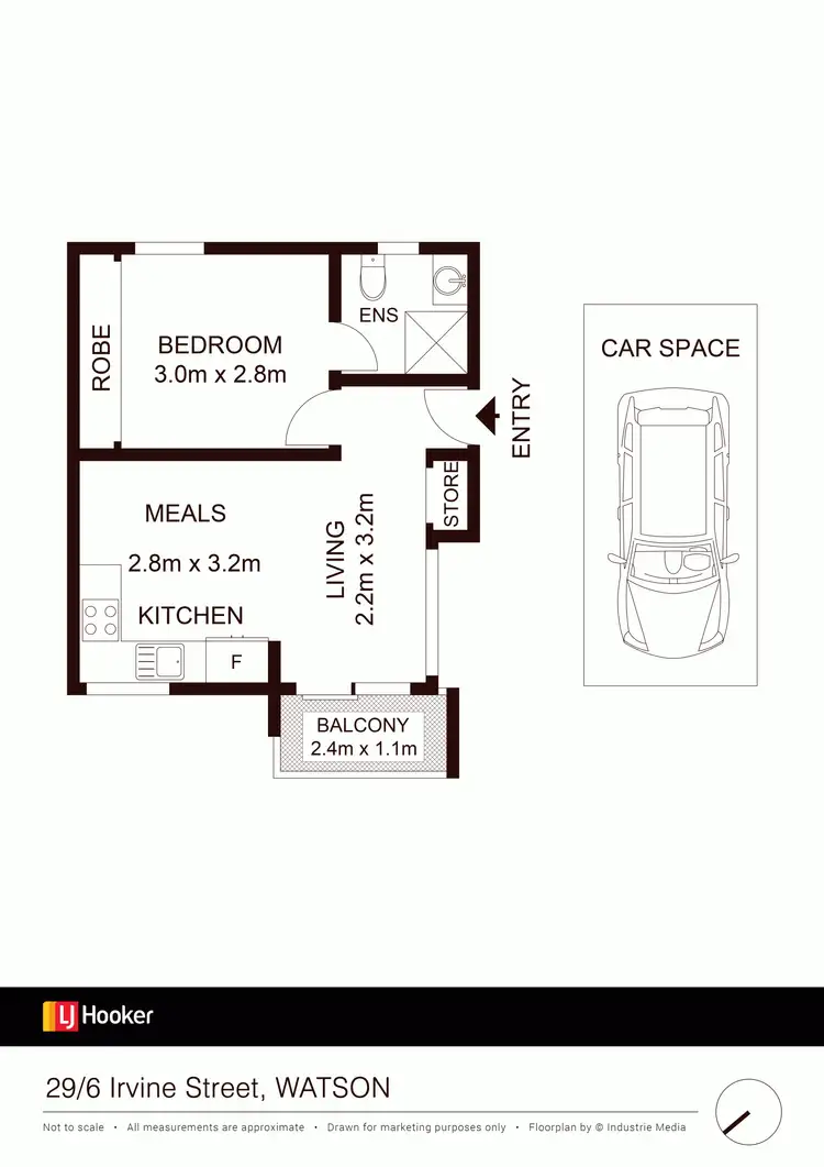 Floorplan of Homely unit listing, 29/6 Irvine Street, Watson ACT 2602