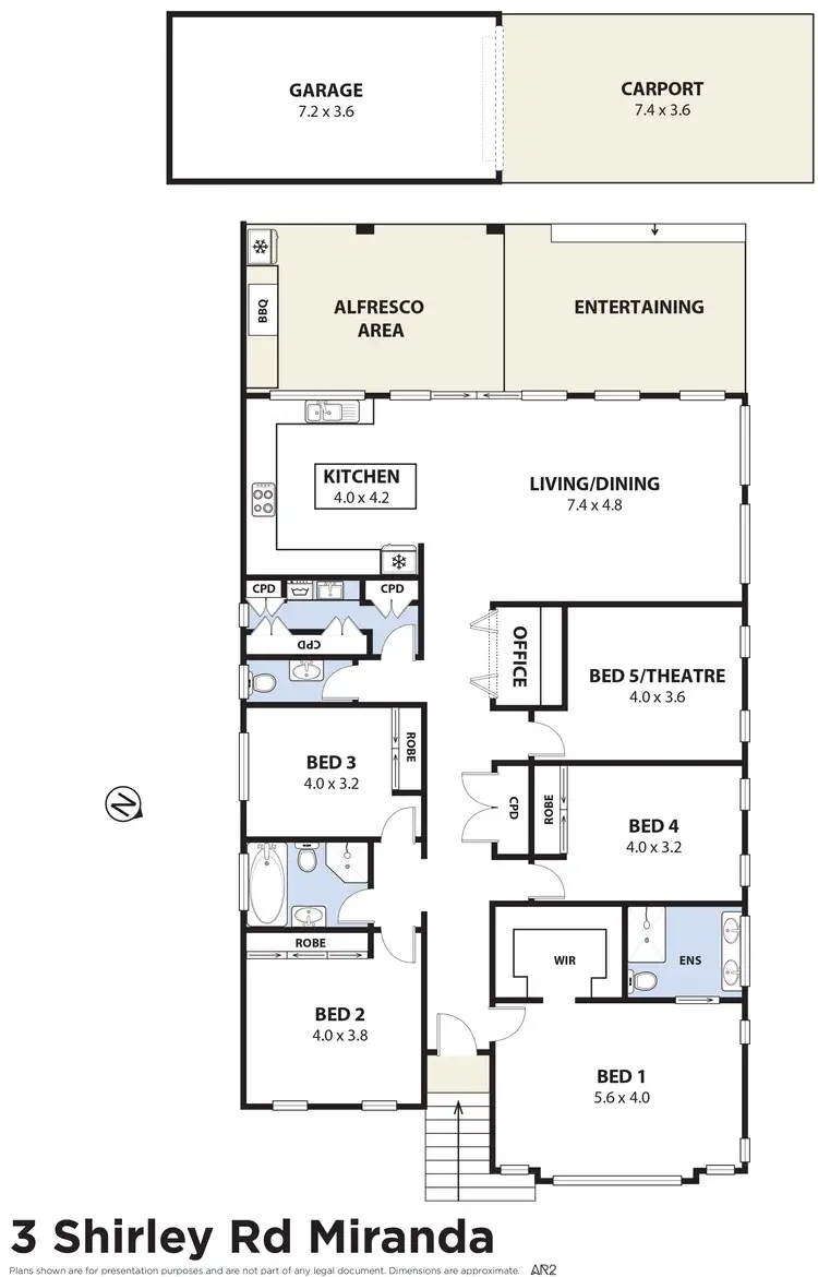 Floorplan of Homely house listing, 3 Shirley Road, Miranda NSW 2228