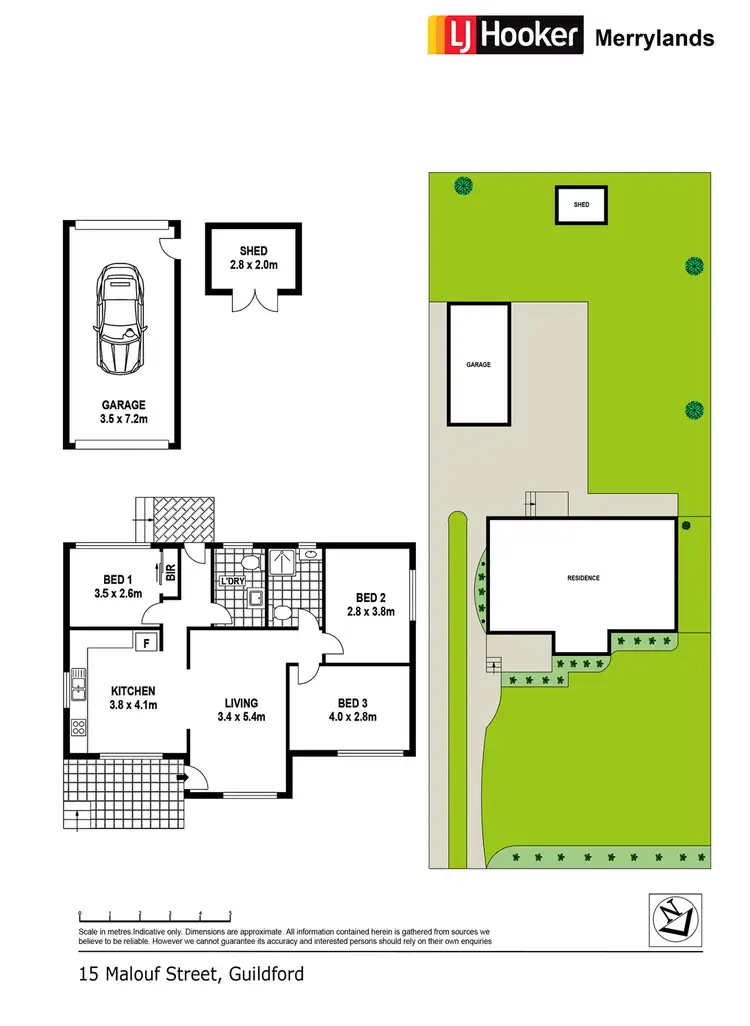Floorplan of Homely house listing, 15 Malouf Street, Guildford NSW 2161