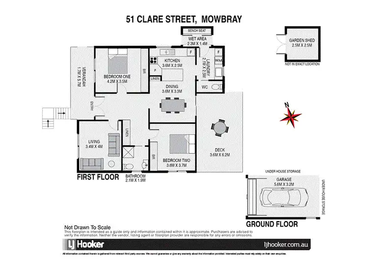 Floorplan of Homely house listing, 51 Clare Street, Mowbray TAS 7248