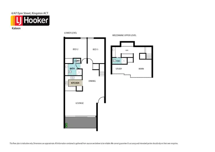 Floorplan of Homely townhouse listing, 6/47 Eyre Street, Kingston ACT 2604