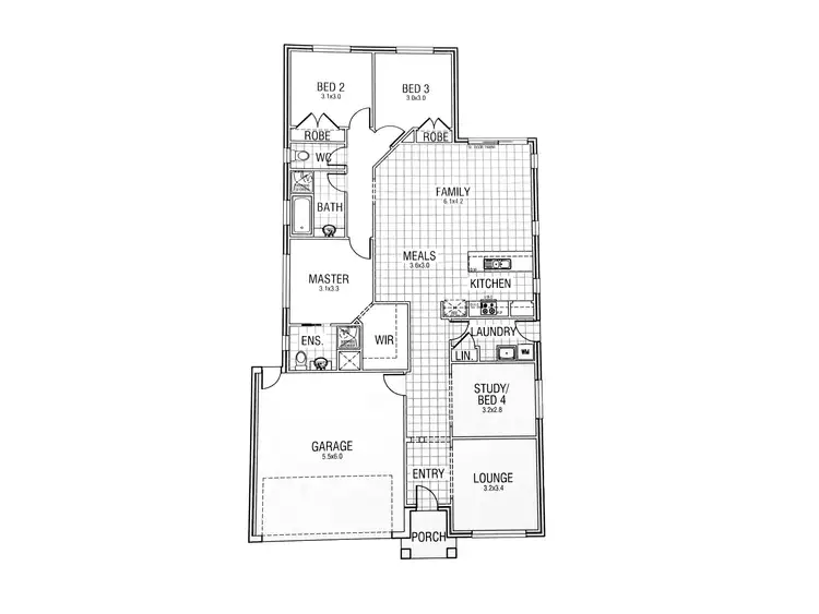 Floorplan of Homely house listing, 31 Lilyturf Drive, Tarneit VIC 3029