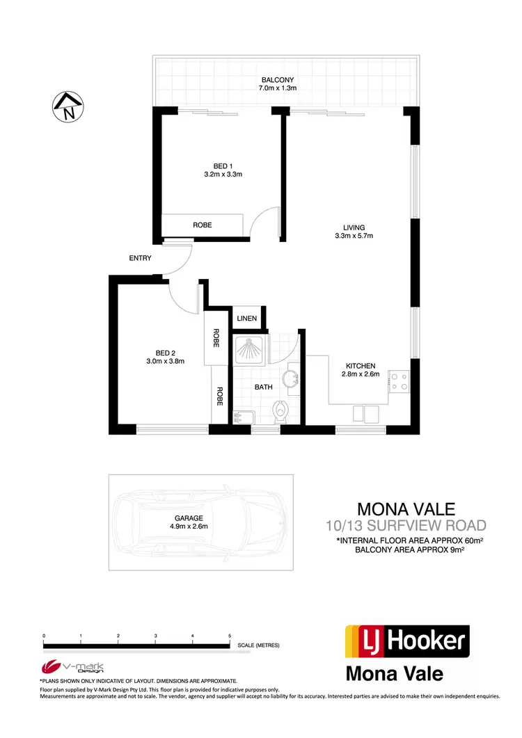 Floorplan of Homely unit listing, 10/13 Surfview Road, Mona Vale NSW 2103